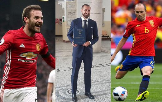 10 football players with Master’s degree