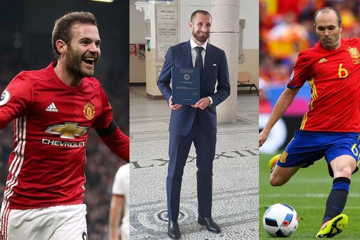 10 football players with Master’s degree