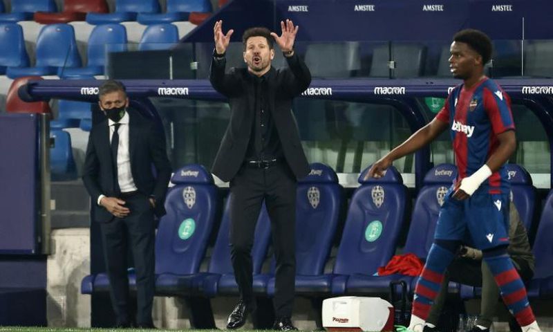 Simeone's Atletico were left frustrated at Levante