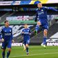 Flying Foxes: Jamie Vardy (centre)helped Leicester beat Tottenham 2-0 to move second in the Premier League