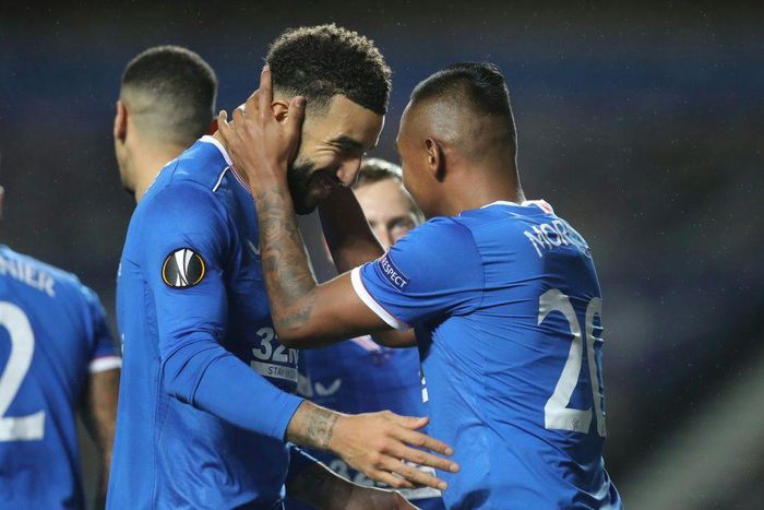 Connor Goldson (left) has played every game for Rangers this season