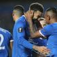 Connor Goldson (left) has played every game for Rangers this season