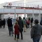 People queue to be vaccinated against the Covid-19 in Buenos Aires, on May 28, 2021.