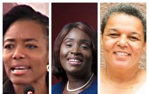 Zanetor Rawlings, Gifty Ampofo-Twum and Gizella Tetteh-Agbotui
