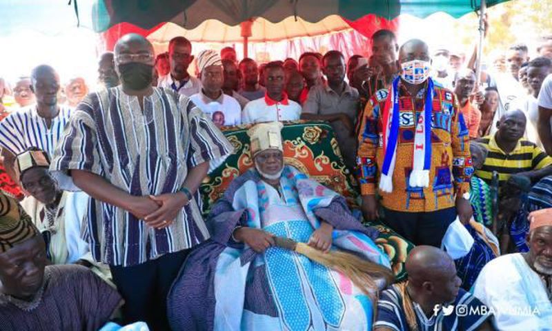 Naabakpema Mahama Ahmed Mahama with Dr Mahamudu Bawumia