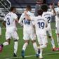 Real Madrid forward Karim Benzema  celebrates