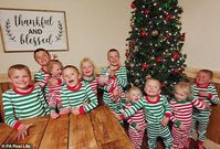 36-year-old Courtney Rogers gives birth to 11 children within 10 years