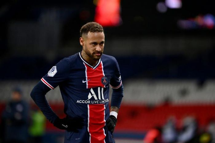 Neymar hasn't played for PSG since hurting his thigh against Caen in the French Cup last month