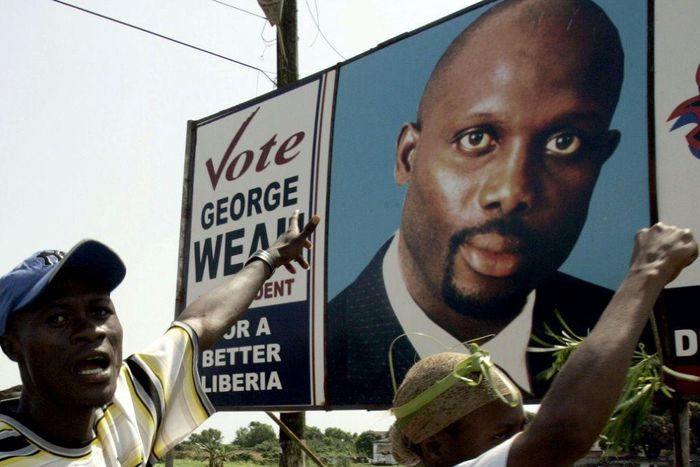 George Weah has been  president of Liberia since 2018