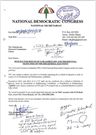 NDC refund letter to EC