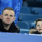 Former Manchester United forward Wayne Rooney pictured with his son, Kai, in 2015