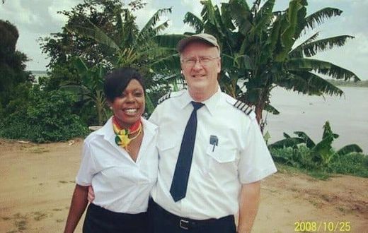 Afia Schwarzenegger air hostess