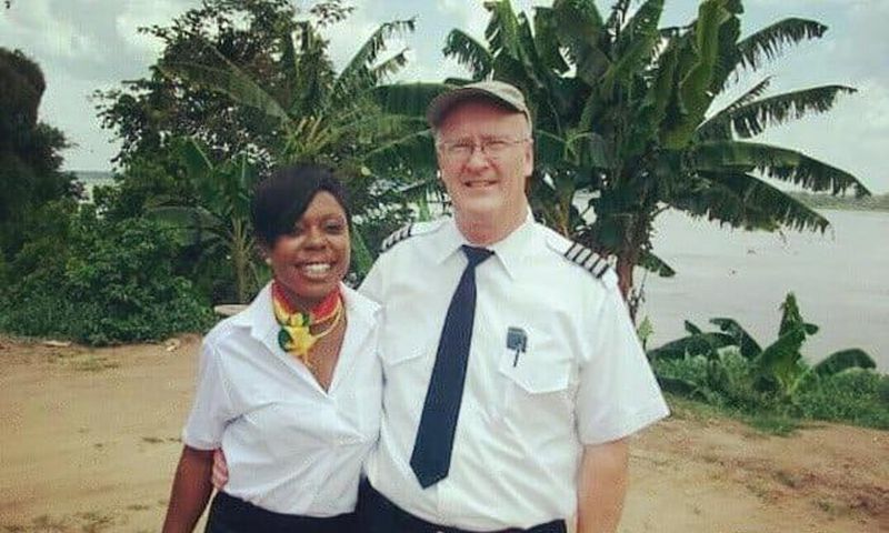 Afia Schwarzenegger air hostess