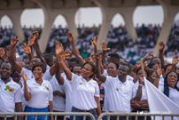 NABCO recruits during their inauguration