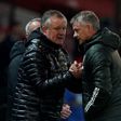 Chris Wilder (left) became the first Sheffield United manager to beat Manchester United at Old Trafford in nearly 50 years