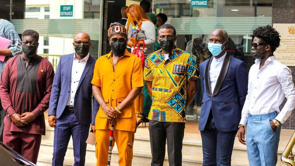 Samini, Kuami Eugene, Wendy Shay, Uncle Ebo Whyte, Kwesi Aboakye at Mark Okarku Mantey's vetting