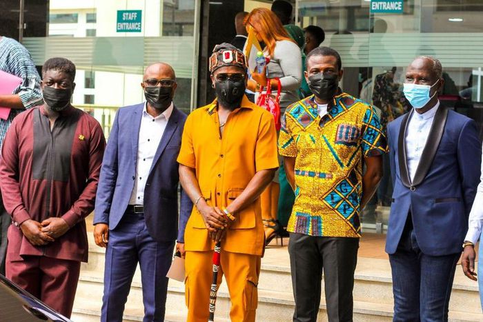 Samini, Kuami Eugene, Wendy Shay, Uncle Ebo Whyte, Kwesi Aboakye at Mark Okarku Mantey's vetting