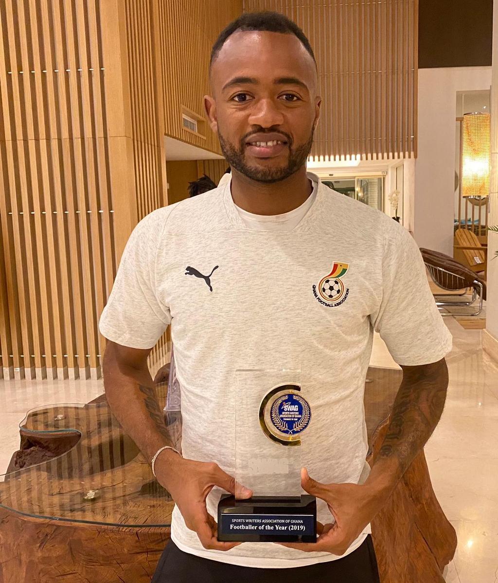 Jordan Ayew was adjudged SWAG Footballer of the Year