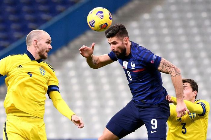 Olivier Giroud scored twice as France beat Sweden 4-2 in the Nations League