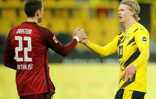 Erling Braut Haaland has scored 33 goals in 31 Borussia Dortmund games this season