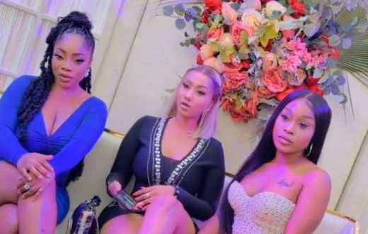 Moesha, Hajia4Reall and Efia Odo