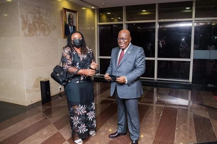 Charlotte Osei, Kweku Baako, others visit Nana Addo