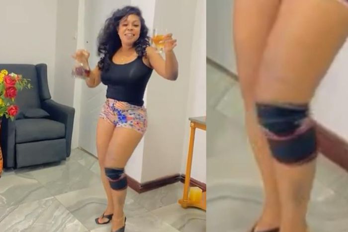 Afia Schwarzenegger seeks police permission to smoke weed to cure knee disease (VIDEO)