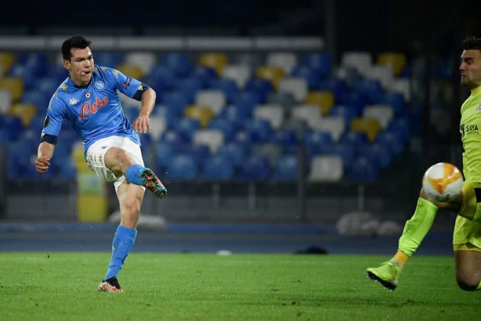 Hirving Lozano scored the decisive second for Napoli a day after club legennd Diego Maradona died at the age of 60