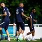 Olivier Giroud (L) and Kylian Mbappe (R) are in a France squad full of attacking options
