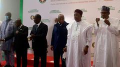 Some of the West African leaders of the 15-nation bloc ECOWAS met in Niamey for the summit