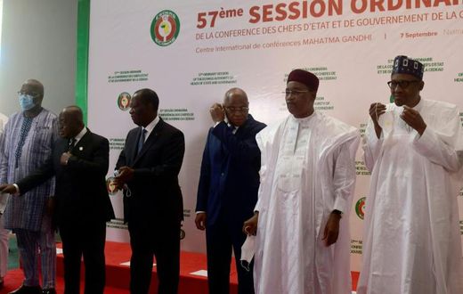 Some of the West African leaders of the 15-nation bloc ECOWAS met in Niamey for the summit