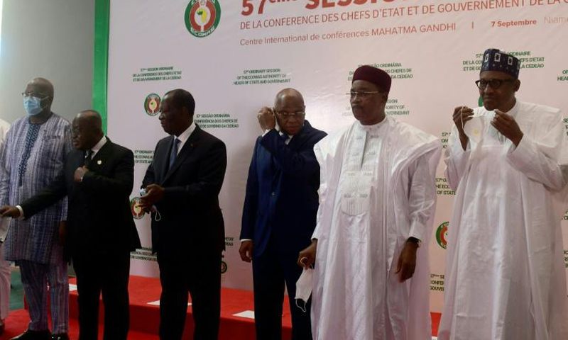 Some of the West African leaders of the 15-nation bloc ECOWAS met in Niamey for the summit