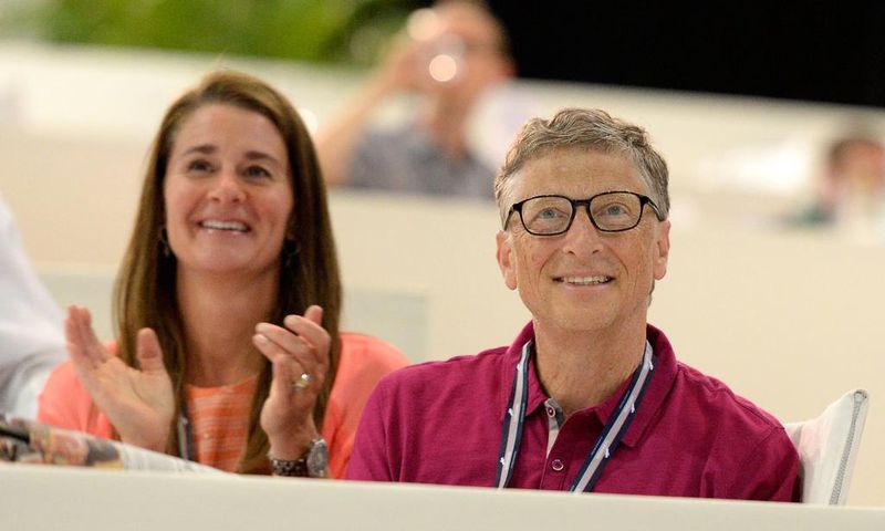 Bill and Melinda Gates.