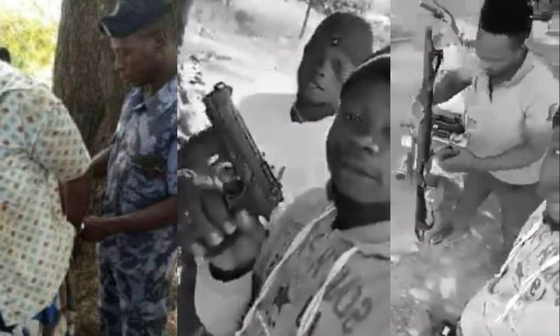 Police reportedly arrest one of the men flaunting guns in a viral video