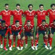 Al Ahly pose before defeating fellow Cairo club Zamalek in the 2020 CAF Champions League final