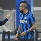 Antonio Conte (L) confirmed Arturo Vidal (R)  will miss Inter Milan's final Champions League group game.