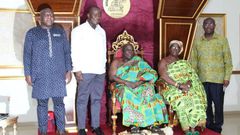Abu Jinapor with Okyenhene