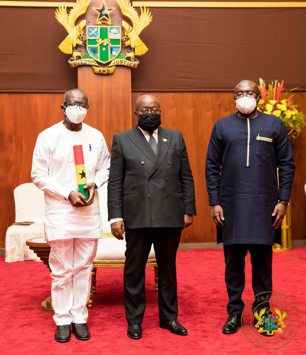 Ken Ofori-Atta sworn in as President