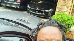 Sonnie Badu shows off his garage