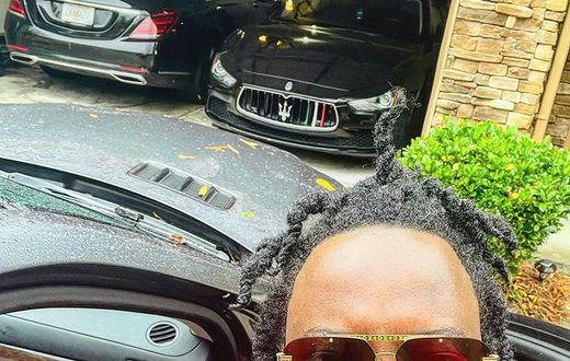 Sonnie Badu shows off his garage
