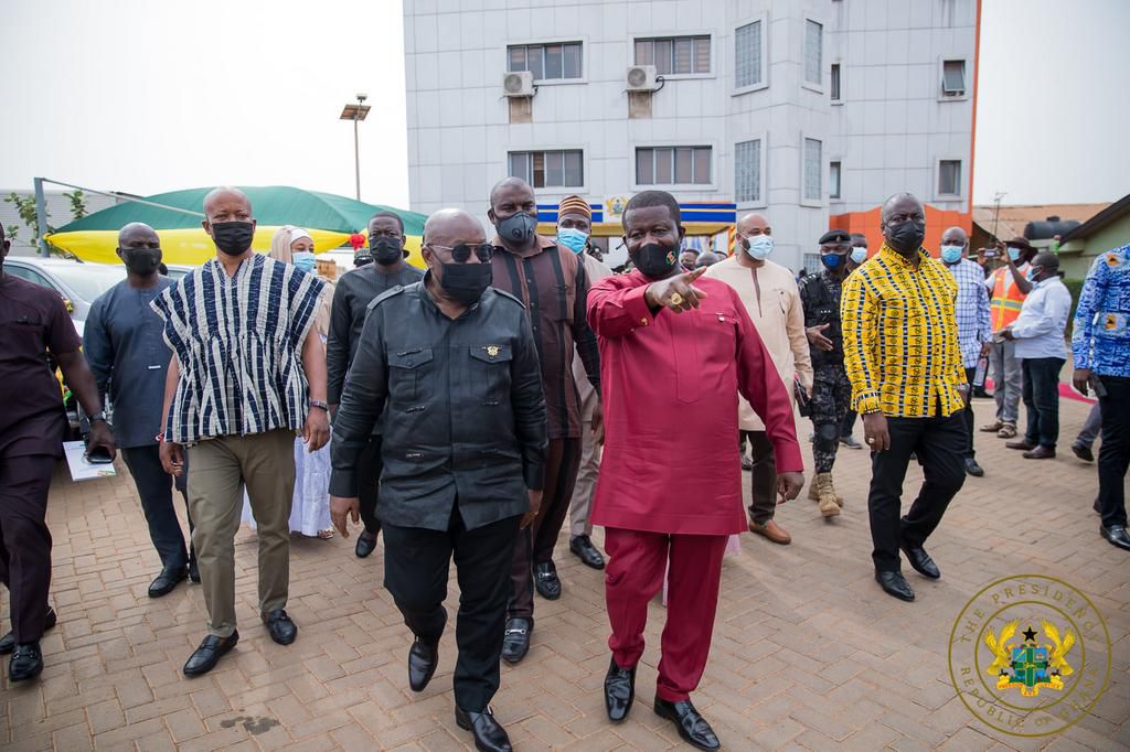 Akufo-Addo presents 40 vehicles to NADMO