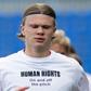 Star forward Erling Braut Haaland and his Norway teammates wore these t-shirts before a World Cup qualifying match