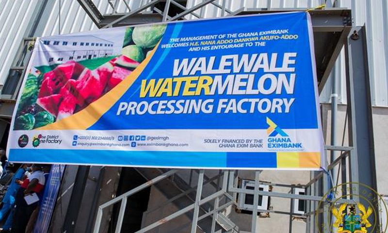 Walewale watermelon juice factory