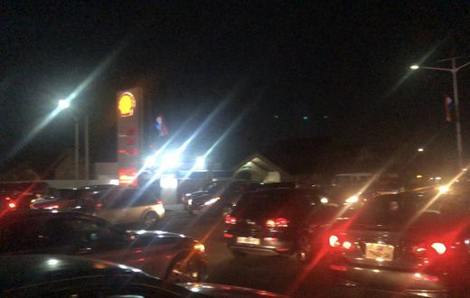 American House: Faulty trafficlight causes heavy traffic as Akufo-Addo campaigns a few meters away