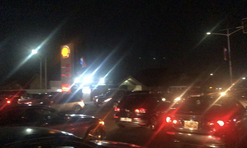 American House: Faulty trafficlight causes heavy traffic as Akufo-Addo campaigns a few meters away