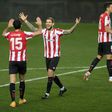 Athletic Bilbao players celebrate