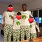 Michael Essien with his children