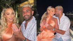 Algeria star Riyad Mahrez proposes to girlfriend with customised £400,000 ring