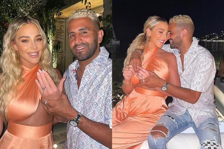 Algeria star Riyad Mahrez proposes to girlfriend with customised £400,000 ring