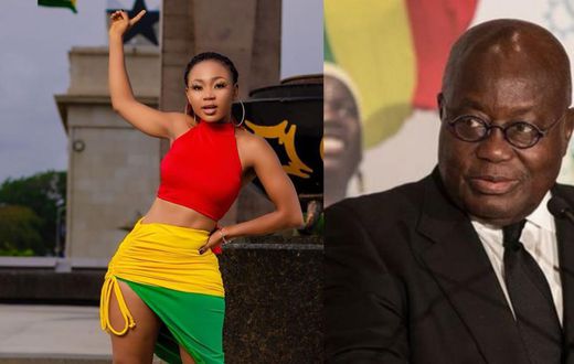 Akuapem Poloo and Nana Addo
